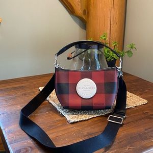 Coach Buffalo plaid Dempsey shoulder/ crossbody bag